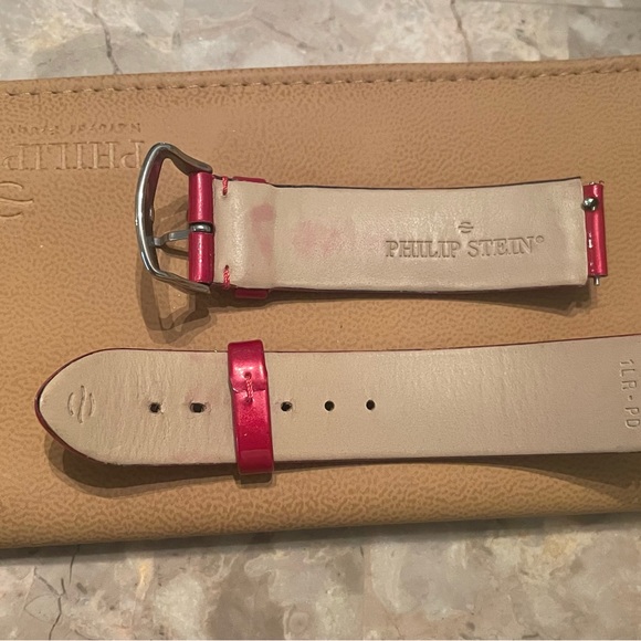 Philip stein mother of pearl watch with four additional watch bands - Picture 10 of 11